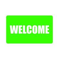 Welcome sign on a white background vector