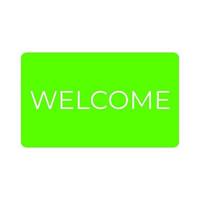 Welcome sign on a white background vector