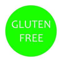 símbolo libre de gluten sobre un fondo blanco vector