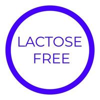 Lactose free on a white background vector