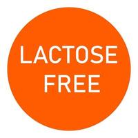 Lactose free on a white background vector