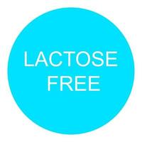 Lactose free on a white background vector