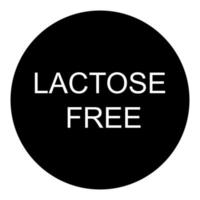 Lactose free on a white background vector