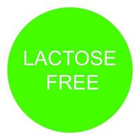 Lactose free on a white background vector