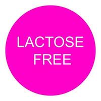 Lactose free on a white background vector