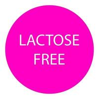 Lactose free on a white background vector