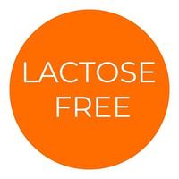 Lactose free on a white background vector