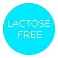 Lactose free on a white background vector