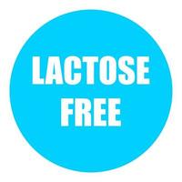 Lactose free on a white background vector