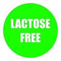 Lactose free on a white background vector