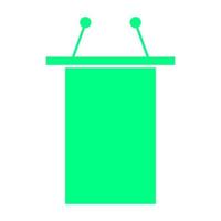 Tribune on white background vector