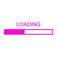 Loading on white background vector