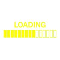 Loading on white background vector