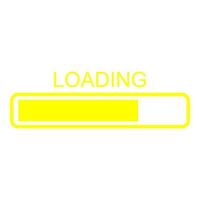 Loading on white background vector