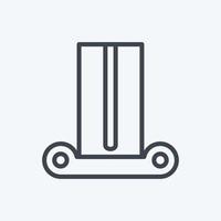 Icon Column - Line Style- Simple illustration, Good for Prints , Announcements, Etc vector