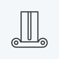 Icon Column - Line Style- Simple illustration, Good for Prints , Announcements, Etc vector