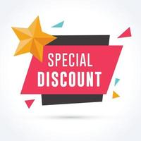 Special Discount Banner vector