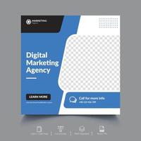 Digital Marketing Social Media Post Banner Design Template vector