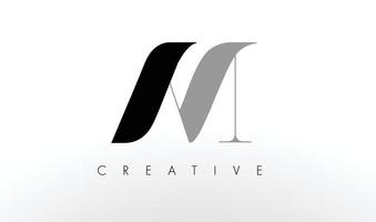 Soy diseño de logotipo de letra. icono de letras creativas am vector