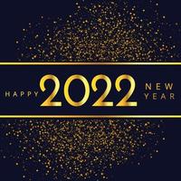 Elegant new year 2022 card holiday background vector