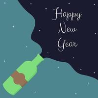 Happy new year background vector