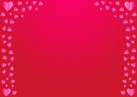 Illustration vector graphic of love symbol for valentine's day with blank text or copy space area.