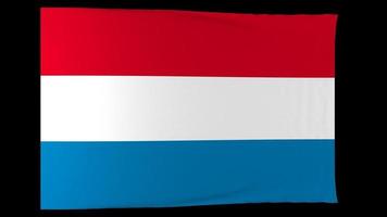 Dutch flag created by computer graphics video