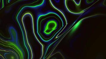 Abstract glowing black background with neon pattern video