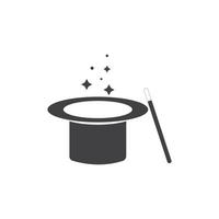 Wand Magic hat icon vector template