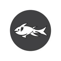 Fish logo template. Creative vector symbol