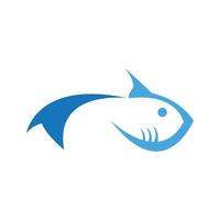 Fish logo template. Creative vector symbol