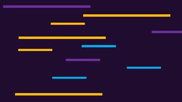 loop di linee orizzontali di animazione 2d. loop video di sfondo animazione astratta