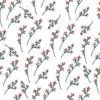 Memories of winter seamless pattern vector