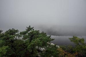 Fog Over the Lake Minnewaska photo