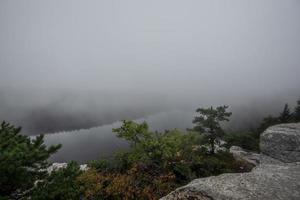 Fog Over the Lake Minnewaska photo