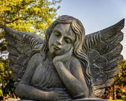 Houston TX USA 2015 - Angel Grave Marker