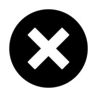 Error symbol on white background vector