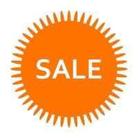 Sale on white background vector