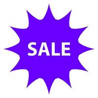 Sale on white background vector