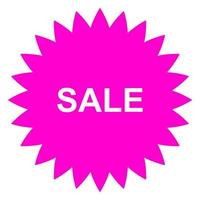 Sale on white background vector