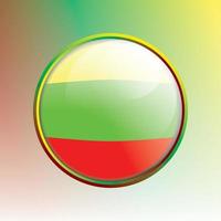 country flag with colorful effect lenses and frames vector