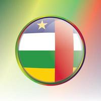 country flag with colorful effect lenses and frames vector