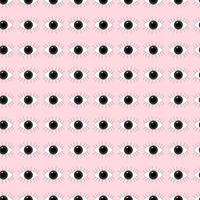 vector seamless pattern open eyes with eyelashes