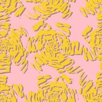 Seamless vector pattern abstract texture ink stains on paper. doodle abstract seamless pattern irregular chaotic waves zigzags on contrasting background.