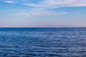 el mar y las nubes foto