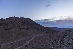 Mountains landscape in Sinai Egypt photo