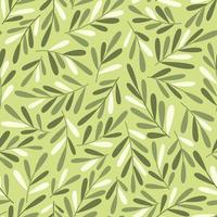 Seamless floral pattern for women's fabric on a green background vector