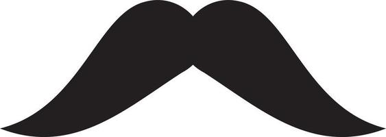 Moustache icon vector