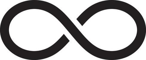 Infinity symbol vector