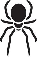 icono de araña simple vector